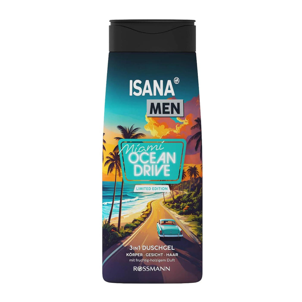 Isana Men Miami Ocean Refreshing Shower Gel 300 ml