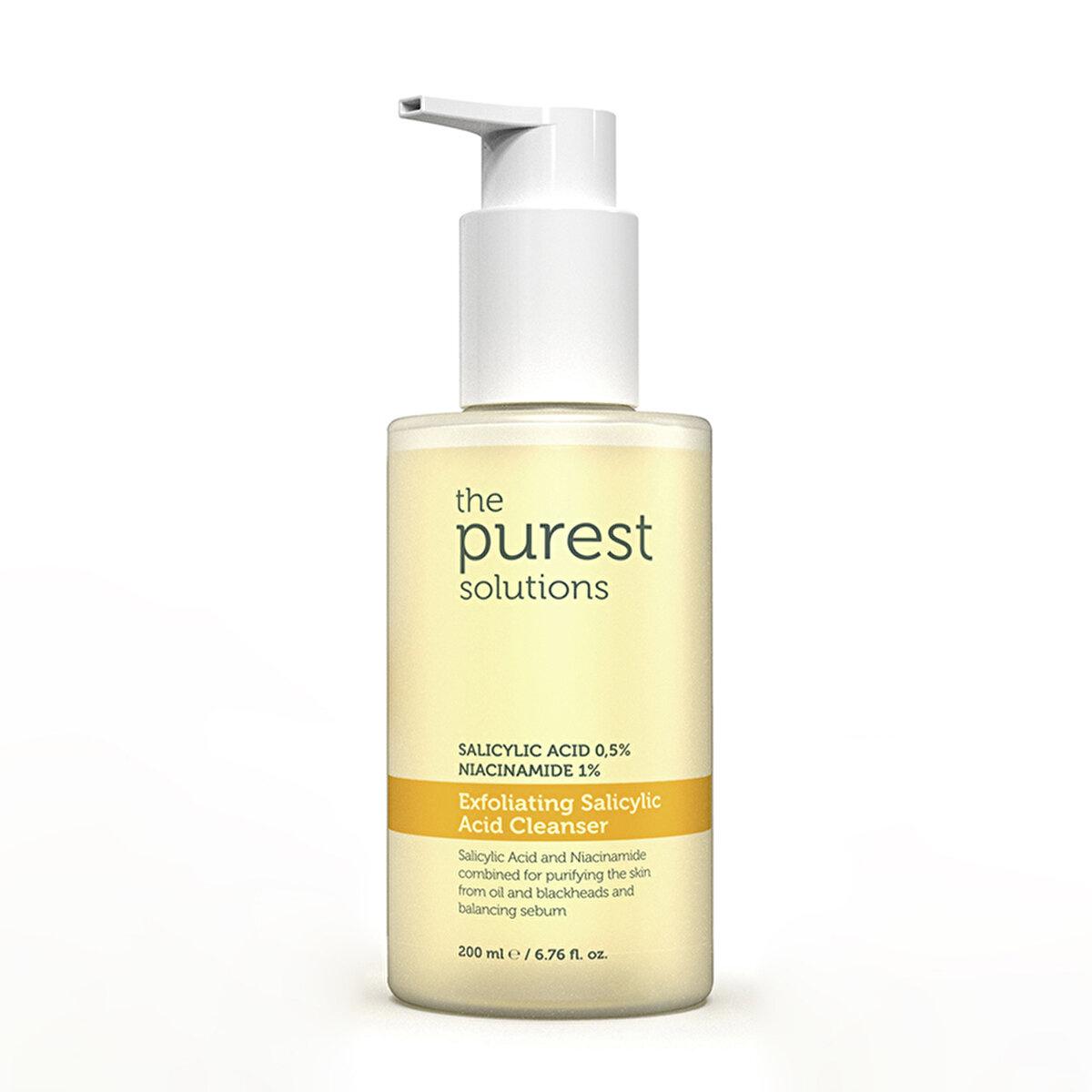 The Purest Solutions Facial Cleansing Gel for Oily Skin - Salicylic Acid & Niacinamide Enriched The Purest Solutions Facial Cleansing Gel - Salicylic Acid & Niacinamide facial cleansing gel, oily skin care, acne treatment, salicylic acid cleanser, niacinamide skincare, green tea extract skincare, deep cleansing, sebum balance, soothing skincare, daily skincare routine, oily skin solution, acne prone skin care, cleansing gel, skincare essentials