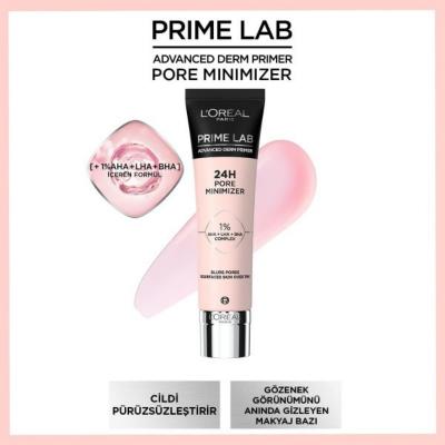 loreal paris pore minimizing primer 30ml, loreal paris prime lab makeup base Loreal Paris Pore Minimizing Primer - 30ml Loreal Paris Pore Minimizing Primer - 30ml loreal-paris, pore-minimizer, makeup-primer, makeup, skin-care, women, makeup-enthusiasts, ai-generated, prime-lab, cosmetic