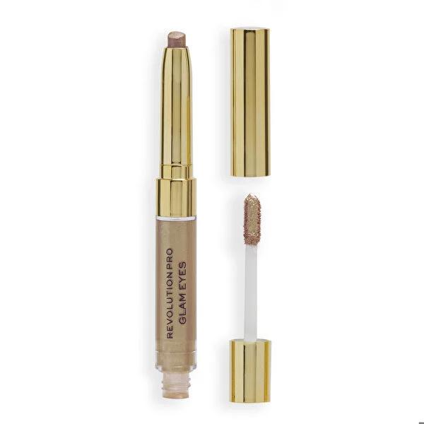 Revolution Pro Glam Eyeshadow Duo Sultry: Creamy Pencil & High-Pigment Glitter for Easy Glam Eye Makeup Revolution Pro Eyeshadow Duo: Glamorous, Easy Glitter Eyes! eyeshadow duo, glitter eyeshadow, creamy eyeshadow pencil, high pigment eyeshadow, dual ended eyeshadow, vegan eyeshadow, cruelty free eyeshadow, glam eye makeup, easy to apply eyeshadow, long lasting eyeshadow, eyeshadow, glitter, creamy, pencil, high pigment, dual ended, vegan, cruelty free, glam, easy to apply, long lasting, eye makeup, makeup