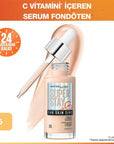 Maybelline New York Super Stay Skin Tint Foundation - 05: Lightweight Vitamin C Foundation for Radiant, Long-Lasting Natural Coverage Maybelline Skin Tint: Vitamin C Foundation for Radiant Coverage Maybelline foundation, Skin tint, Vitamin C foundation, Lightweight foundation, Radiant finish foundation, Long lasting foundation, Super Stay foundation, Brightening foundation, Natural coverage foundation, Hydrating foundation, Foundation, Makeup, Vitamin C, Lightweight formula, Radiant finish, 24-hour wear, Hy