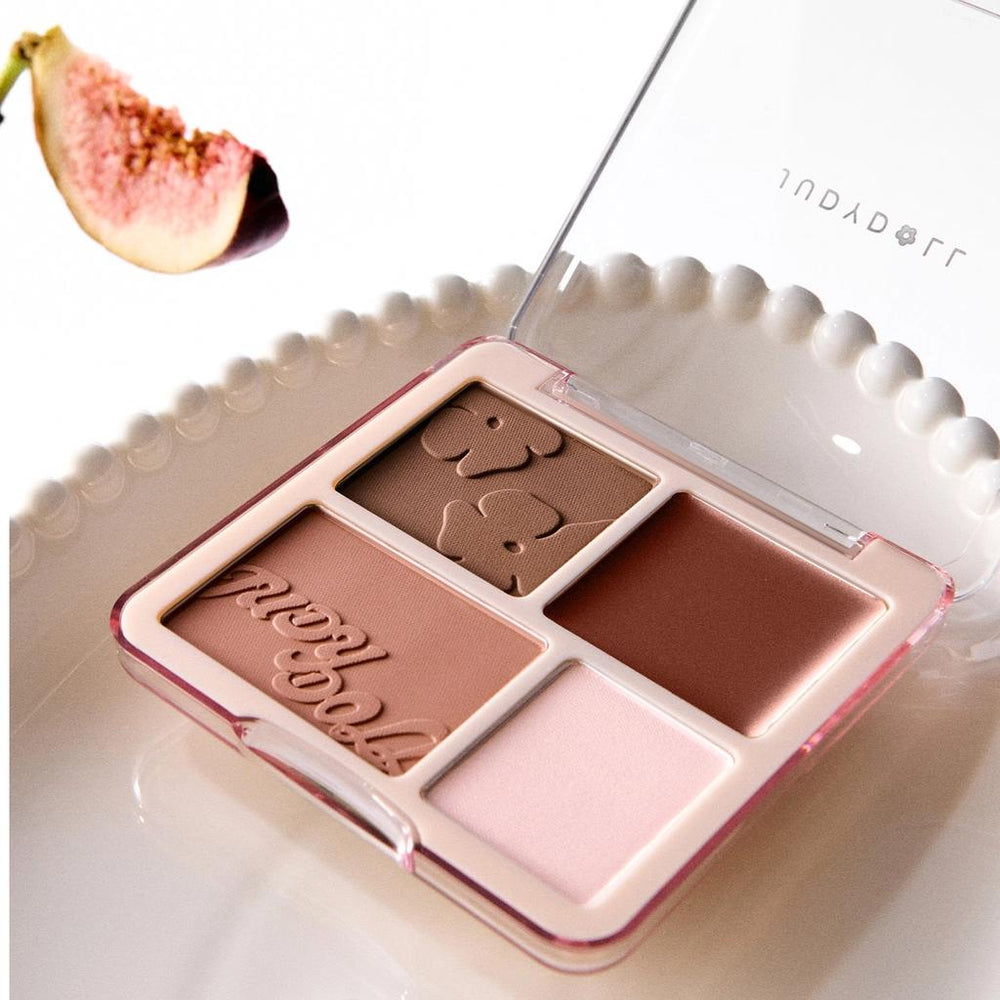 Judydoll Blush & Highlighter Palette 01 Milky Melon 9g