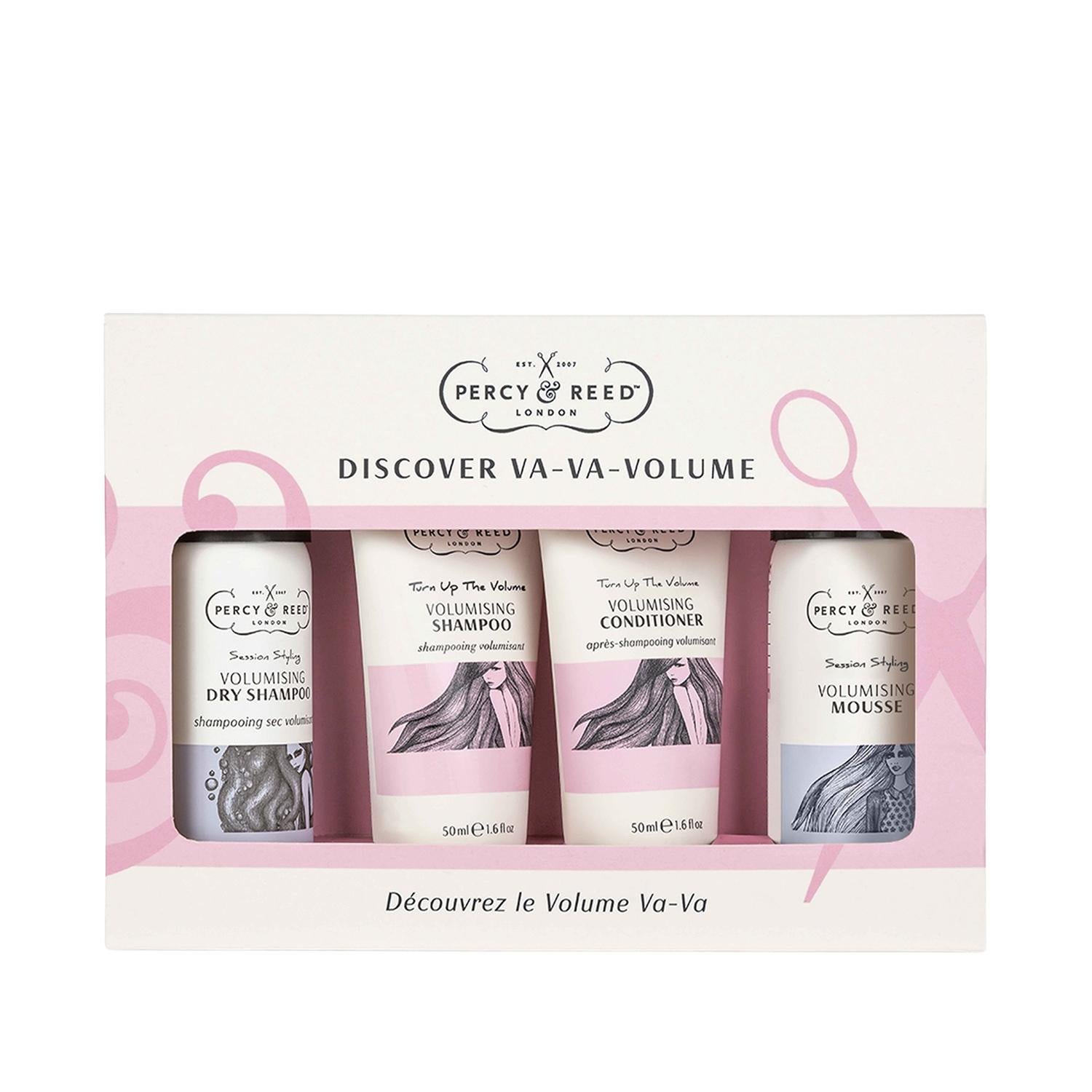 Percy & Reed Va-Va-Volume Hair Care Set: Volumizing & Thickening for Fine Hair | Fuller, Thicker Hair & Enhanced Volume Percy & Reed Volumizing Hair Set | Thicker, Fuller Hair volumizing hair care set, hair volume products, thickening hair products, Percy & Reed volumizing set, hair care for fine hair, hair care set, volumizing shampoo, volumizing conditioner, hair thickening, fine hair solutions, adding hair volume, best volumizing products, hair volume routine, salon quality hair care, hair care, volume b