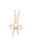 Fiona Franchimon No1 Hairpin Ribbon Swarovski Yellow Gold Finish