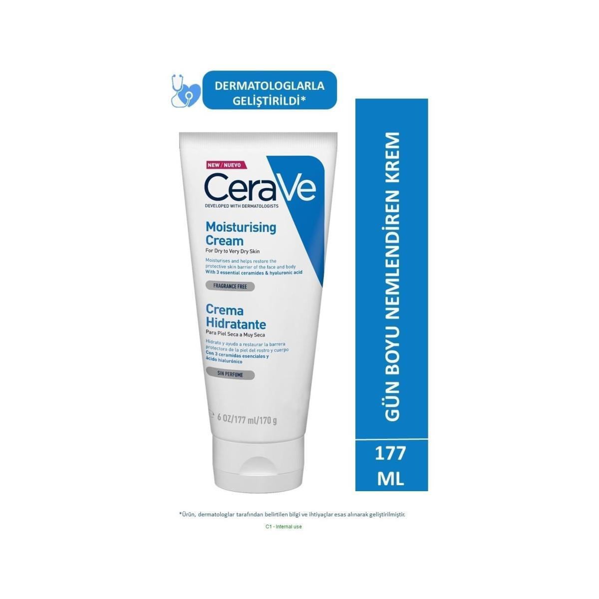 CeraVe Moisturizing Cream 6 fl oz - Fragrance-Free, Non-Comedogenic for Dry Skin - image 3