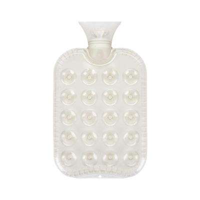 Fashy 1.2L Transparent Honeycomb Hot Water Bottle - TUV Certified, Odorless, Hot & Cold Therapy - image 2