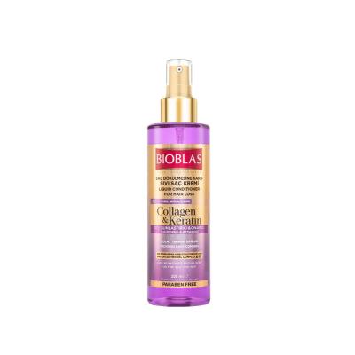 Bioblas Collagen+Keratin Liquid Hair Cream 200ml - Nourishing Hair Care for Fine Hair - Conditioner