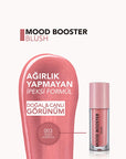 Flormar That's Rosewood Liquid Blush: Natural Glow, Highly Pigmented, Long Lasting - Radiant Rosewood Shade Flormar That's Rosewood Liquid Blush - Natural Glow & Long Lasting liquid blush, natural glow blush, pigmented blush, long lasting blush, rosewood blush, Flormar blush, illuminating blush, blush with green tea, That's Rosewood blush, natural radiant blush, blush, makeup, rose blush, natural blush, glowing blush, pigmented, long-lasting, radiant, green tea, beauty, cosmetics, face makeup, cheek color, 