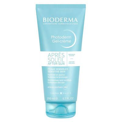 bioderma after sun gel cream 200 ml, soothing gel cream for sunburn relief, bioderma photoderm product image Bioderma Photoderm After Sun Gel Cream - Soothing Relief | 200 ml Bioderma After Sun Gel Cream - Soothing Relief | 200 ml bioderma, after-sun-care, gel-cream, sunburn-relief, moisturizer, sensitive-skin, soothing, beach-care, skin-care, ai-generated