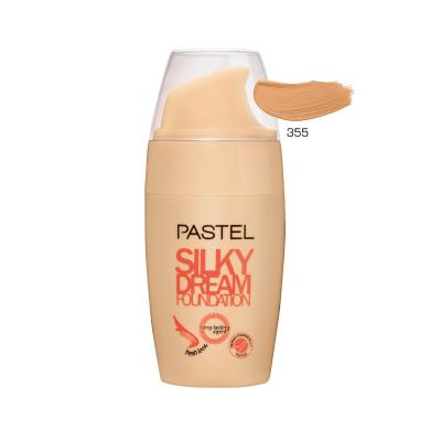 pastel silky dream foundation 30ml, pastel foundation shade 355 packaging, lightweight foundation for smooth skin Pastel Silky Dream Foundation - 30 ml | Shade 355 Pastel Silky Dream Foundation - Lightweight Coverage pastel, silky-dream-foundation, makeup, lightweight-foundation, foundation-355, hydrating-foundation, smooth-finish, ai-generated, young-adults, makeup-enthusiasts