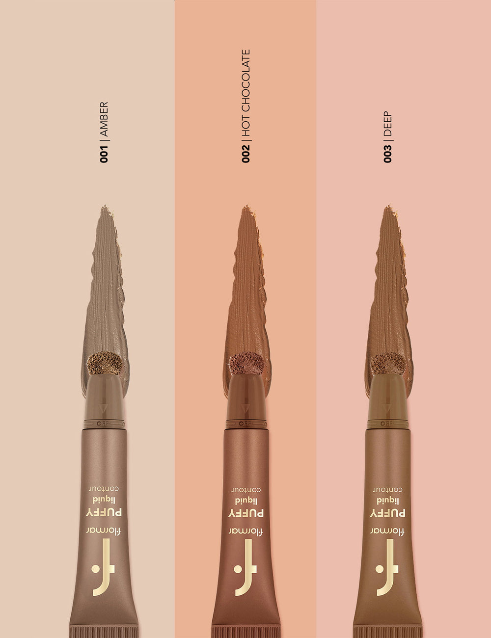 Flormar Puffy Liquid Lightweight Contour with Sponge Applicator