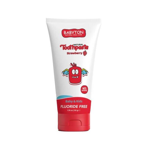 Babyton Kids Natural Strawberry Toothpaste 50g