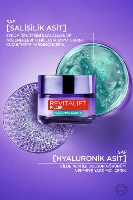 L'Oreal Paris Revitalift Filler: Oil Control Water Based Hyaluronic Acid Gel Cream - Lightweight Facial Moisturizer for Oily Skin, Anti-Aging Benefits L'Oreal Revitalift Filler: Oil Control Moisturizer - Hydrate & Shine-Free Loreal Revitalift Filler, Oil Control Moisturizer, Water Based Moisturizer, Hyaluronic Acid Gel Cream, Lightweight Facial Moisturizer, Moisturizer for Oily Skin, Anti-Aging Moisturizer, Loreal Moisturizer, Facial Moisturizer, Oily Skin, Combination Skin, Hydrating Gel, Oil-Free Moisturi