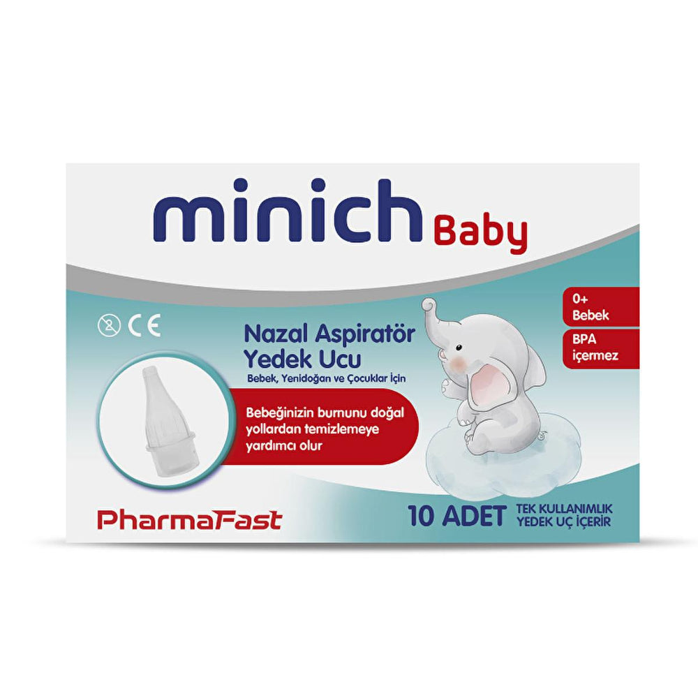 Minich Nasal Aspirator Replacement Tip - Soft and Comfortable Fit for Your Baby | Ideal for Parents and - Baby Care
