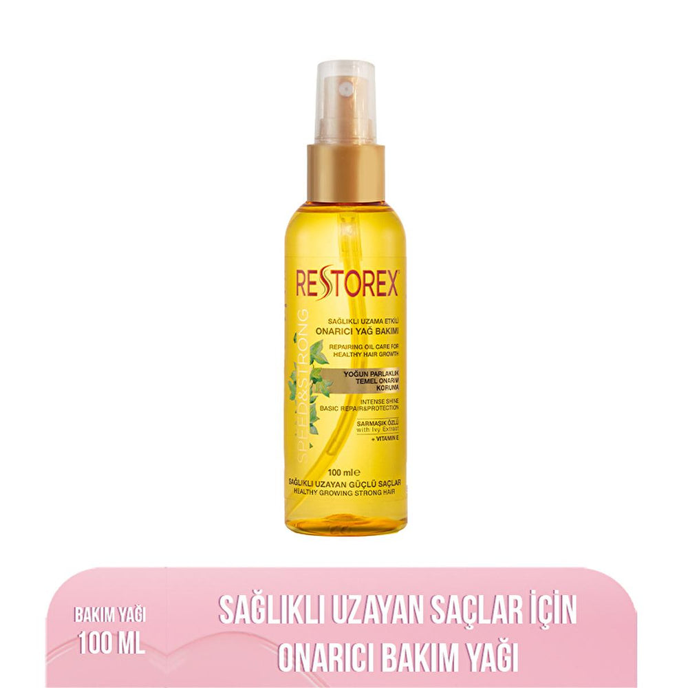 Restorex Hair Care Oil with Ivy Extract & Vitamin E - 3.38 fl oz Nourishing Hair Growth Serum for Damaged Hair - view 5