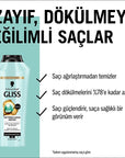 Gliss Nutribalance Repair Shampoo 13.5oz - Strengthening Formula | Salon Quality - view 7
