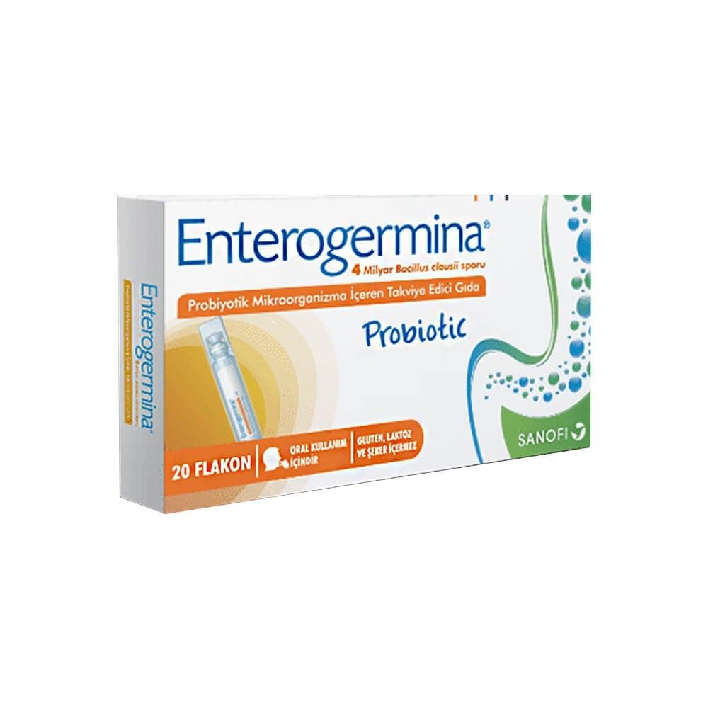 enterogermina-family-probiotic-supplement-20-flakon, enterogermina-flacons-package Enterogermina Family 20 Flakon - Probiotic Supplement | 5ml Each Enterogermina Family - Probiotic Supplement | 20 Flacons enterogermina, probiotic-supplement, gut-health, dietary-supplement, health-conscious, children, adults, single-use-flacon, digestive-support, ai-generated