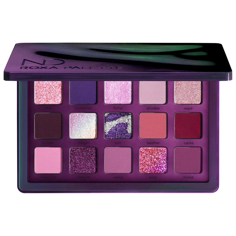 Natasha Denona Roxa Eyeshadow Palette: 15 Vibrant Purple & Fuchsia Shades - Limited Edition, Silky Matte & Sparkling Eyeshadows Natasha Denona Roxa Eyeshadow: Purple & Fuchsia Palette eyeshadow palette, purple eyeshadow, fuchsia eyeshadow, natasha denona roxa, limited edition eyeshadow, silky matte eyeshadow, sparkling eyeshadow, cruelty-free makeup, vibrant eyeshadow palette, professional eyeshadow palette, eyeshadow, makeup, eye makeup, eye palettes, purple eyeshadow look, fuchsia eyeshadow look, smoky ey