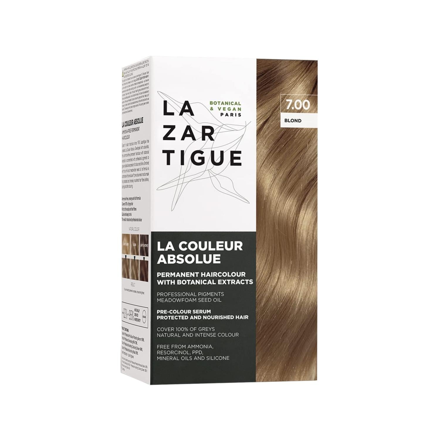 Lazartigue Absolue Colour Hair Dye 7.00 Blond - Achieve Desired Blond Hair Color with High-Quality Lazartigue Hair Coloring Lazartigue 7.00 Blond Hair Dye - Achieve Perfect Blond Hair Lazartigue Absolue Colour Hair Dye, Blond hair dye, 7.00 Blond hair color, Hair coloring products, Lazartigue hair dye, Hair dye for blond hair, High-quality hair dye, Effective hair coloring, Blond hair color, Hair care products, Beauty and personal care, Hair coloring solution