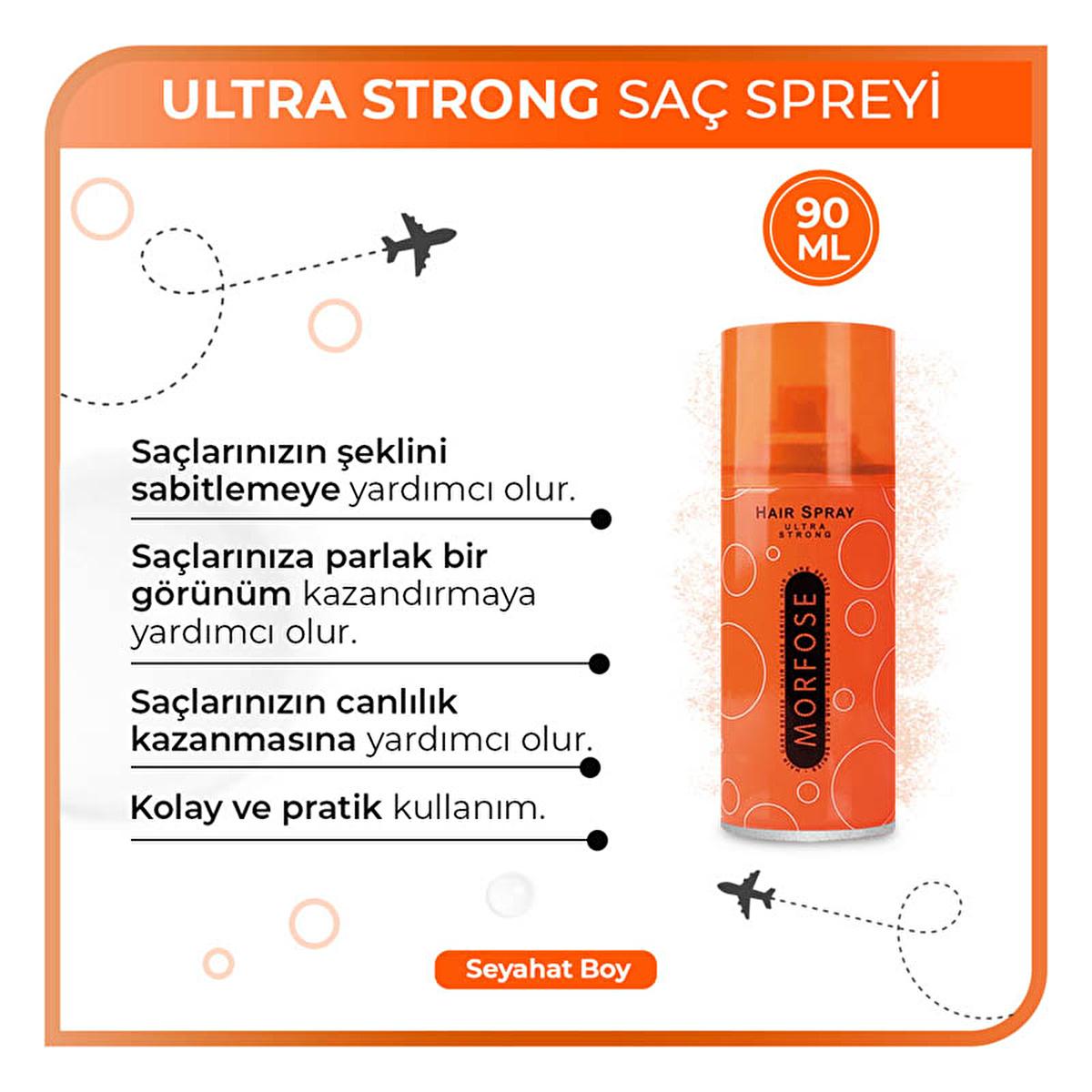 Morfose Ultra Strong Hair Spray 3.04 fl oz - Strong Hold, Keratin & Provitamin Enriched Morfose Ultra Strong Hair Spray - 3.04 fl oz Strong hold hair spray, Keratin hair spray, Hair styling products, Provitamin hair care, Non-greasy hair spray, Hair care, Styling products, Hair spray, Morfose, Hair products, Beauty products, Cosmetics, Hair styling, Hair care routine, Hair vitality, Hair shine