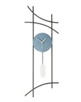Muyika Ken: Large Metal Wall Clock - 29.5" Silent Modern Decorative Clock for Living Room, Bedroom - Hand Painted Accents Muyika Ken Metal Wall Clock: Large, Silent & Modern | [Brand]  metal wall clock, large wall clock, silent wall clock, decorative wall clock, modern wall clock, 75 cm wall clock, metal clock, hand painted wall clock, living room clock, bedroom clock, clock, wall decor, home decor, silent clock, non-ticking clock, metal art, wall art, modern design, interior design, home improvement, gifts