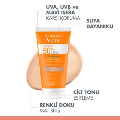 Avene Cleanance SPF 50+ Colored Sunscreen for Oily & Acne-Prone Skin - Non-Greasy, Tinted Protection - image 9