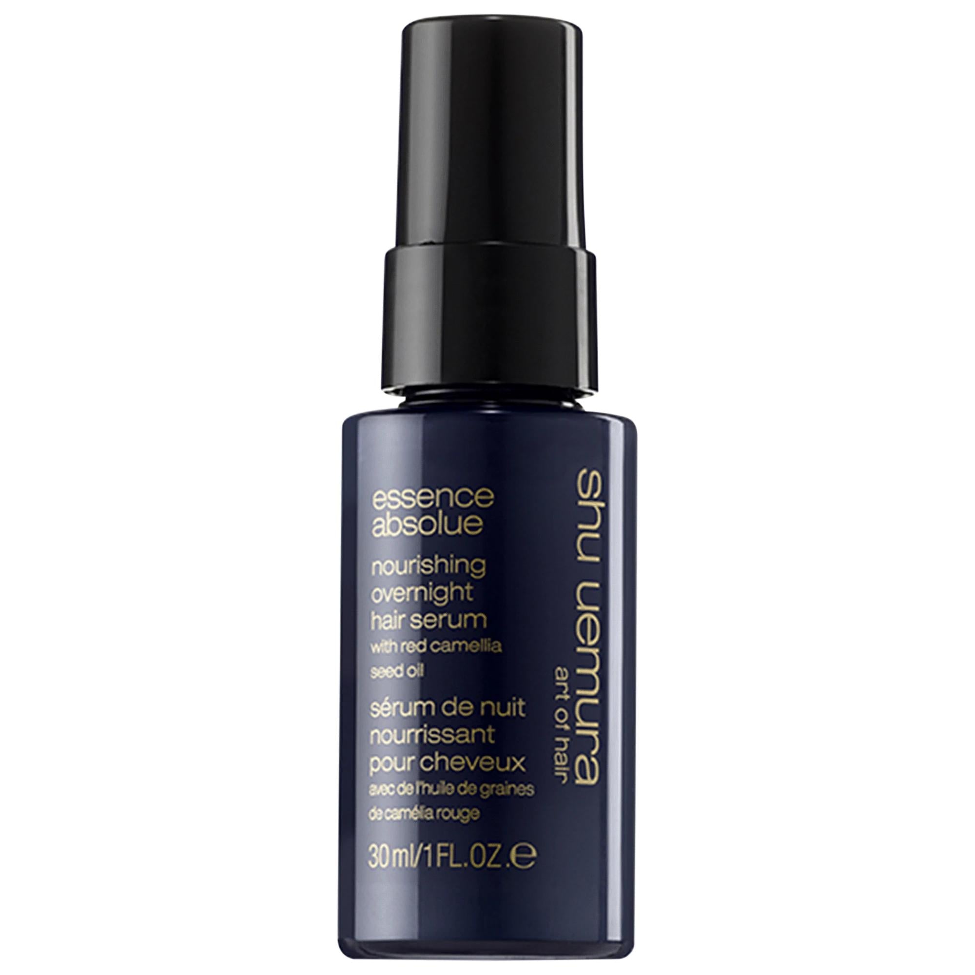 Mini Essence Absolue Nourishing Overnight Hair Serum - Hydrating, Anti-Frizz, Color-Safe Treatment with Japanese Red Camellia Oil Mini Essence Absolue Overnight Hair Serum - Hydrating & Anti-Frizz overnight hair serum, nourishing hair treatment, anti-frizz hair serum, Japanese Red Camellia Oil hair care, color-safe hair serum, hair care for dry hair, hair care for damaged hair, frizz reduction, hair shine enhancement, hair hydration, hair nourishment, hair detangling, non-greasy hair serum, color-treated ha