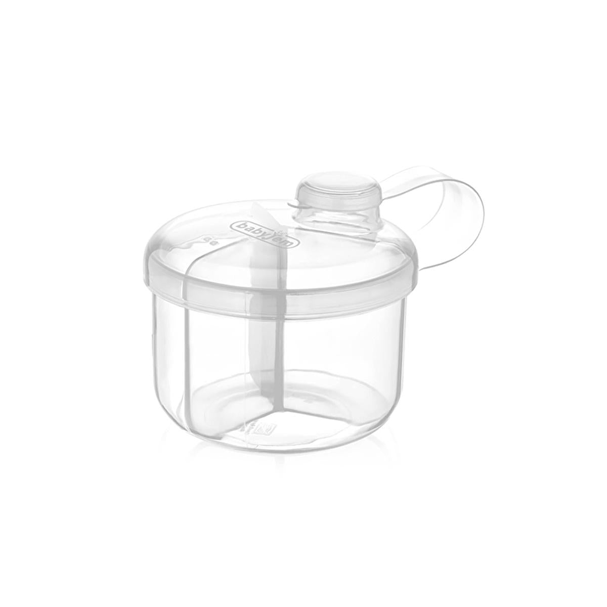 Babyjem Portable Baby Formula Container - 3 Compartment Travel-Friendly Storage for Baby Formula Powder Babyjem Formula Container - Portable & Hygienic baby formula container, portable baby formula storage, baby feeding accessories, travel baby formula container, sterilizable baby formula container, baby care products, parenting essentials, baby feeding solutions, on-the-go baby feeding, baby travel accessories