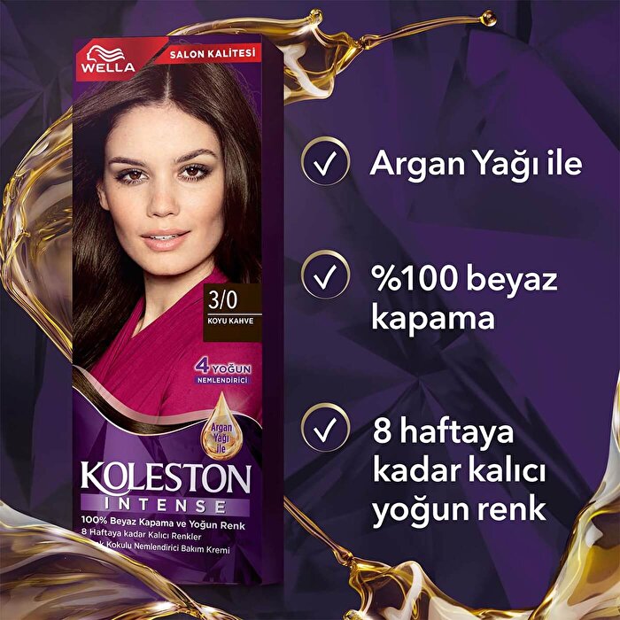 Wella Koleston Intense Permanent Hair Color 3/0 Dark Brown | 1.7 oz - view 6