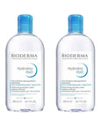 Bioderma Hydrabio H2O Micellar Water for Hydration and Makeup Removal, Fragrance-Free Skincare, 2x500ml - Makeup Remover