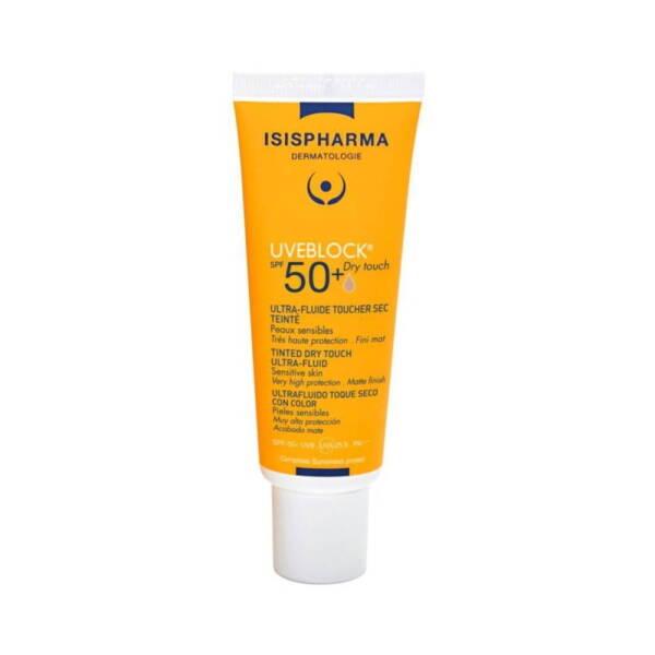 Isis Pharma Uveblock Tinted Dry Touch Sunscreen SPF50+ for Oily Skin - 1.35 fl oz Isis Pharma Uveblock Tinted Sunscreen SPF50+ - Dry Touch for Oily Skin tinted sunscreen, SPF50+ sunscreen, dry touch sunscreen, sunscreen for oily skin, Isis Pharma Uveblock, UVA protection, UVB protection, sun protection, skincare, daily sunscreen, natural tint, matte finish, oily skin solution, ultra-fluid formula