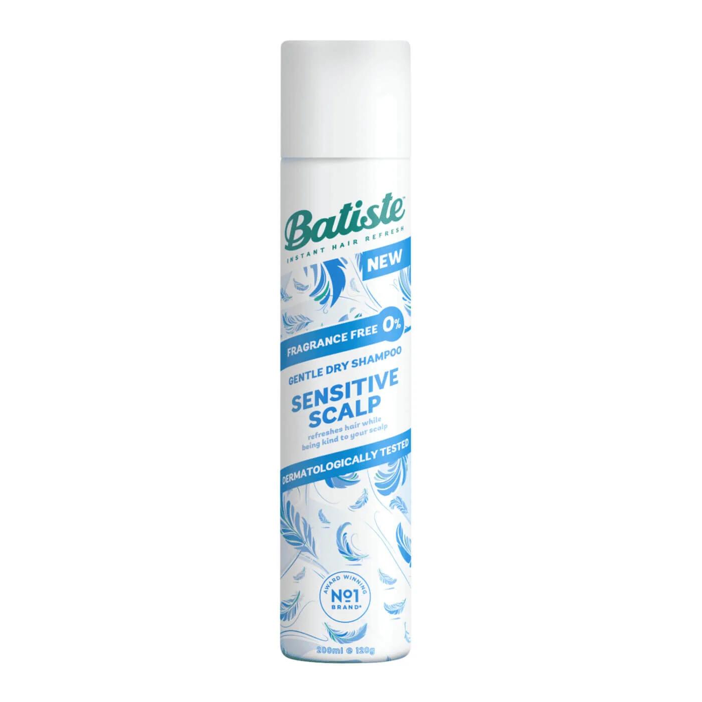 Batiste Sensitive Fragranced Dry Shampoo for Gentle Styling 200 ml