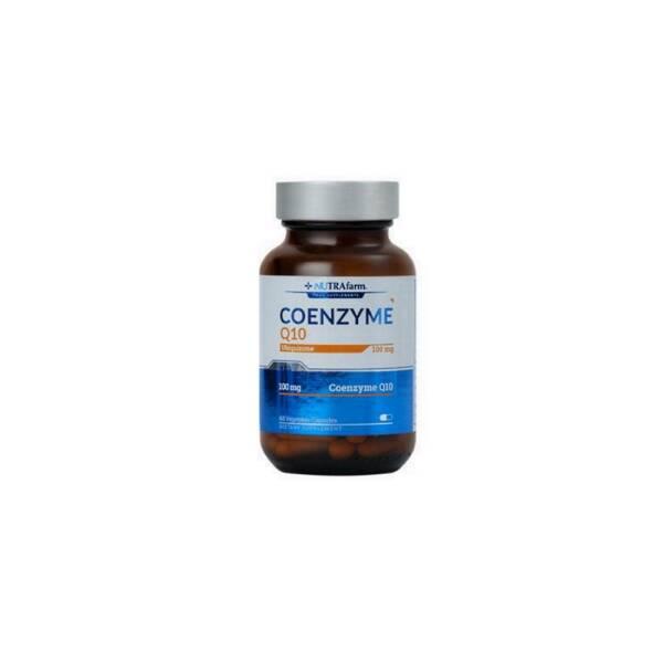 Nutrafarm Coenzyme Q10 100mg Capsules - Antioxidant Supplement for Heart Health & Energy - Vitamin & Supplement