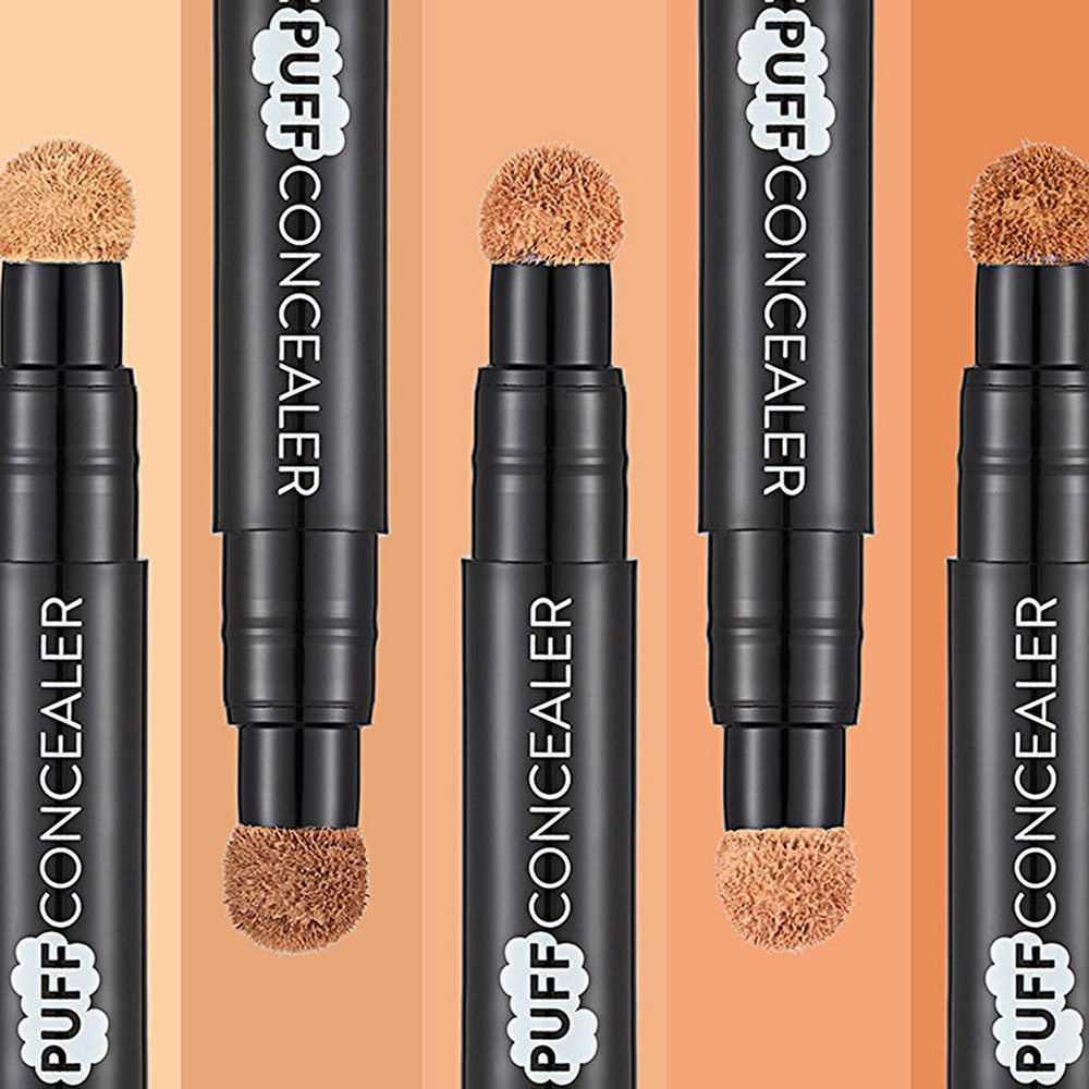 Flormar Concealer - Eye Puff Concealer with Sponge Applicator, Light Beige, Cold Undertone - Eye Cream