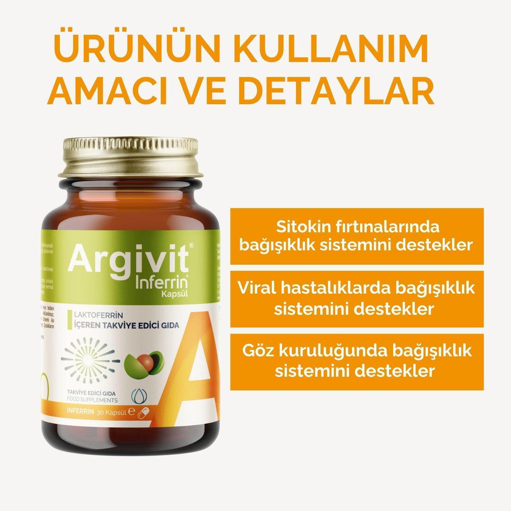 Argivit Immune Support Supplement - Boosts Immune System & Relieves Dry Eyes - 30 Capsules - view 3