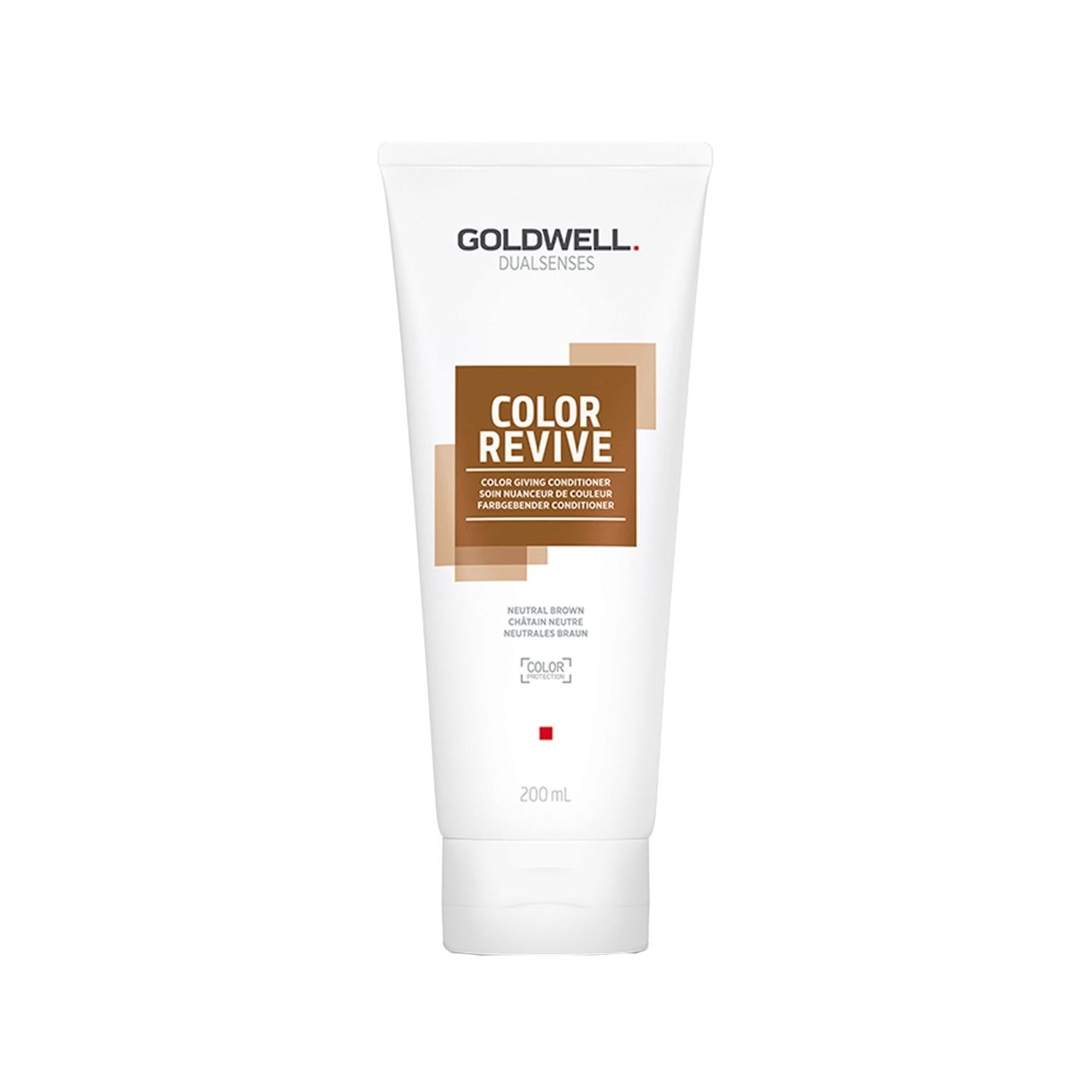 Goldwell Dualsenses Color Revive Neutral Brown Hair Cream 200ml - Nourishes Colored Hair, Maintains Vibrancy Goldwell Color Revive Hair Cream for Neutral Brown Hair Goldwell Dualsenses, Color Revive, Neutral Brown hair cream, Colored hair care, Hair nourishment products, Hair cream, Colored hair maintenance, Neutral Brown hair color, Professional hair care, Hair health, Hair vibrancy