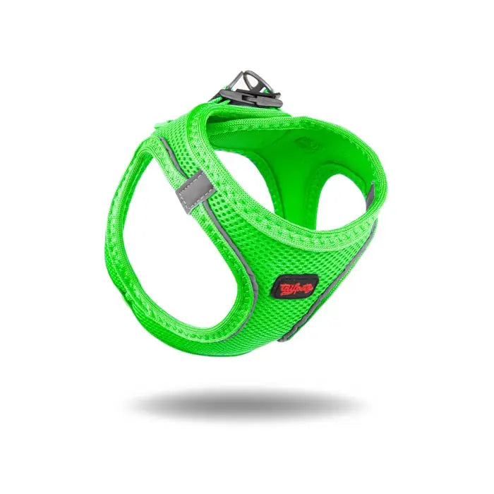 Tailpetz Air-Mesh Dog Harness Neon Green Breathable Mesh