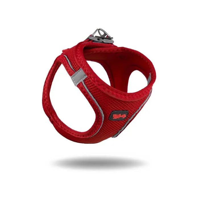 TailPetz Air-Mesh Dog Harness Breathable Comfort Red