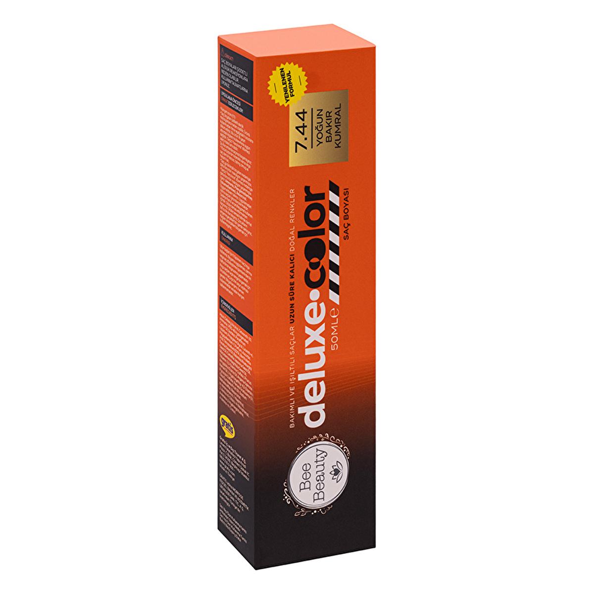 Bee Beauty Intense Copper Brown Hair Dye - Ammonia-Based, 1.69 fl oz Bee Beauty Copper Brown Hair Dye - 1.69 fl oz hair dye, copper brown hair color, intense copper brown hair dye, ammonia-based hair dye, sensitive scalp hair dye, hair coloring, long-lasting hair color, beauty products, hair care