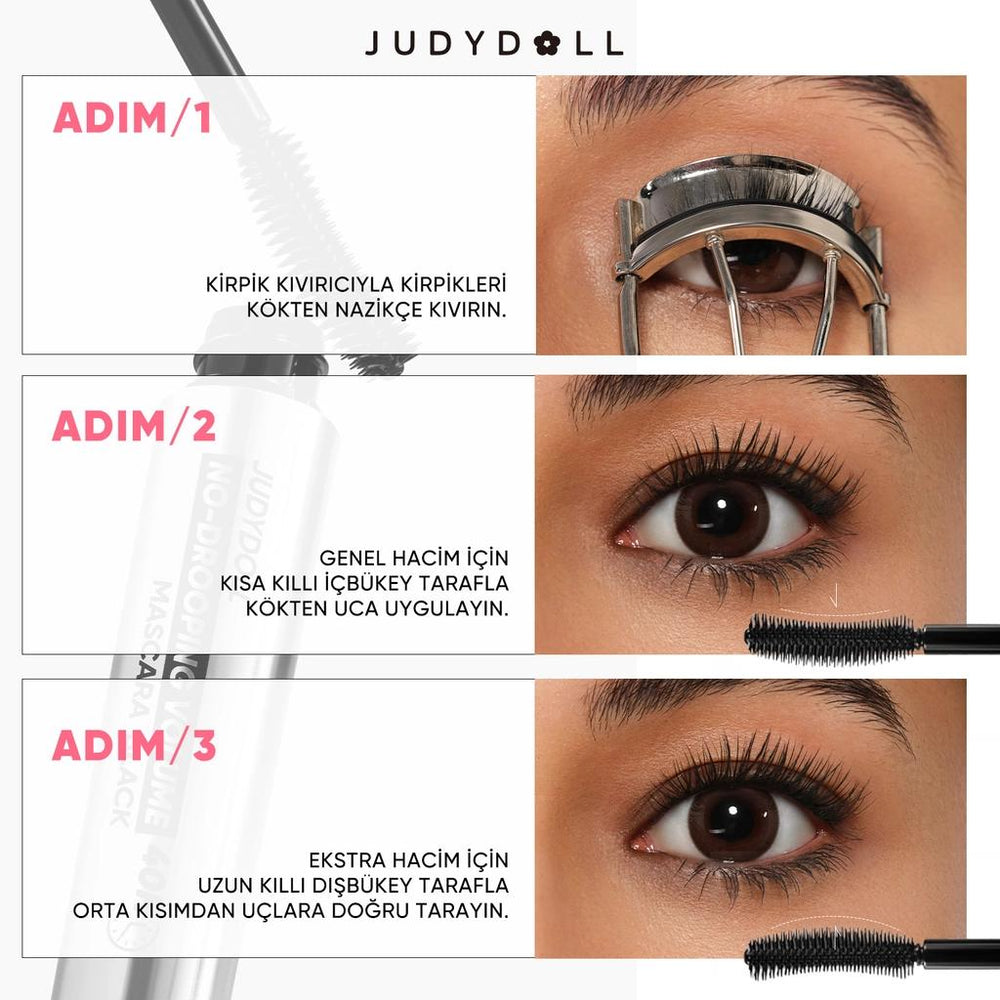 Judydoll No-Drooping Volume Mascara Black