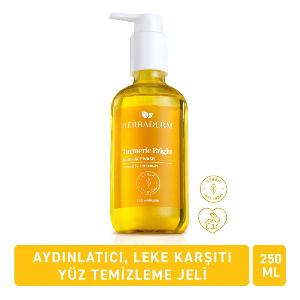 Herbaderm Turmeric Bright Aqua Cleansing Gel 250 ml