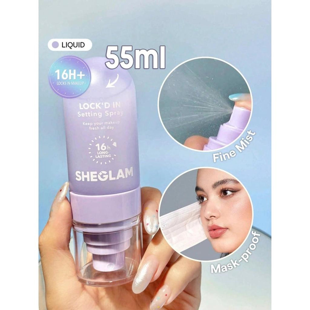 Sheglam Lock'd In Setting Spray Long-Wear Makeup Mist 55ml