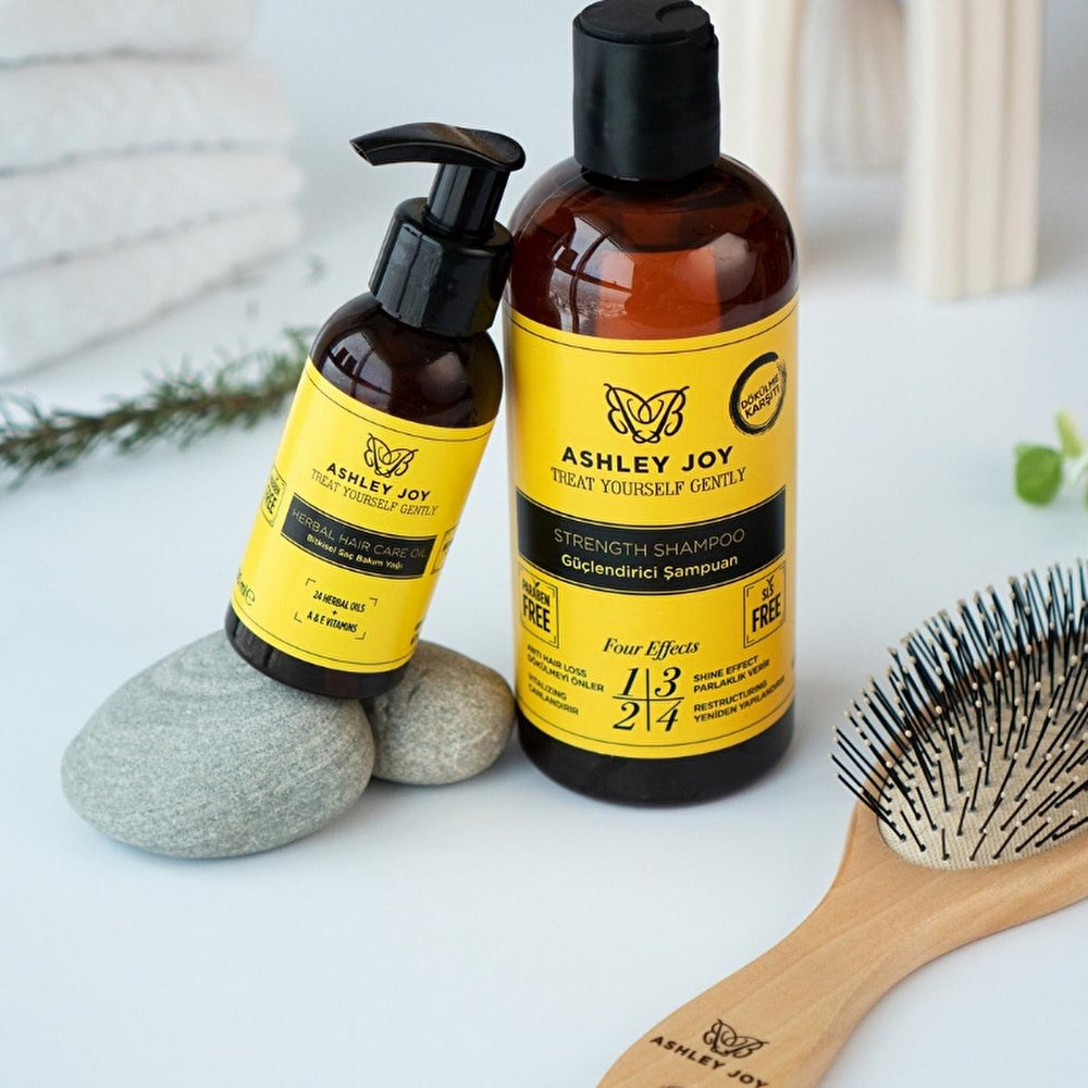 Ashley Joy Hair Care Oil - 100ml Botanical Blend for Damaged, Colored Hair - Moisturizing, Anti-Hair Loss & UV Protection Ashley Joy Hair Oil: Repair Damaged & Colored Hair Naturally hair care oil, botanical hair oil, hair oil for damaged hair, hair oil for colored hair, hair growth oil, anti-hair loss oil, natural hair oil, Ashley Joy hair oil, baobab oil for hair, hair moisturizing oil, hair oil, botanical oils, vitamin A, vitamin E, baobab oil, colored hair, damaged hair, hair repair, hair growth, anti-b