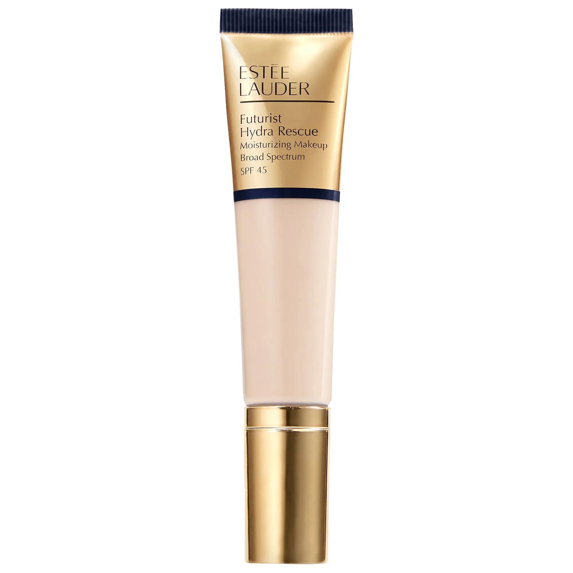 Estée Lauder Futurist Hydra Rescue Moisturizing Foundation SPF 45: Radiant Finish, Hydrating & Anti-Aging Makeup Estée Lauder Hydra Rescue Foundation SPF 45: Radiant & Hydrating moisturizing foundation, SPF 45 foundation, radiant finish foundation, hydrating foundation makeup, foundation skincare benefits, long-lasting foundation, medium coverage foundation, buildable coverage foundation, anti-aging foundation, foundation for red skin, makeup, face makeup, foundation, SPF foundation, chia seed extract, prob