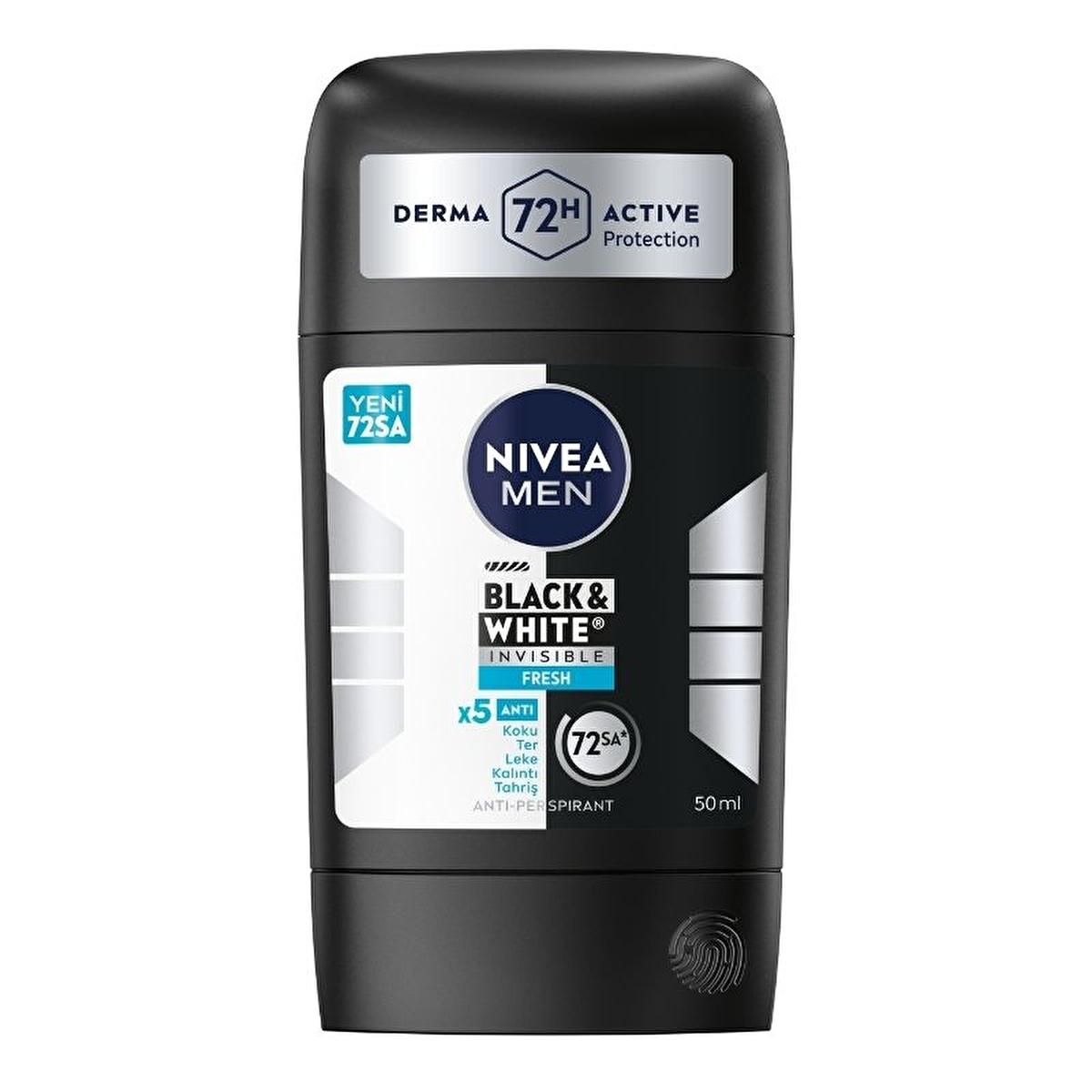 nivea-men-black-white-invisible-fresh-deodorant-50ml, nivea-men-deodorant-product-image Nivea Men Black & White Invisible Fresh Deodorant - 72 Hour Effective Protection | 50 ml Nivea Men Black & White Invisible Fresh Deodorant - 50 ml nivea, men-deodorant, invisible-fresh, anti-perspirant, black-and-white, skin-care, odor-protection, 72-hour, personal-care, ai-generated