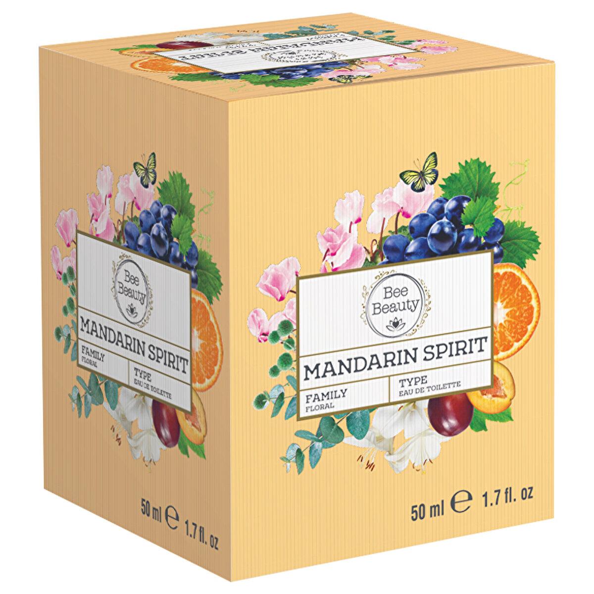 Bee Beauty Women's Mandarin Spirit EDT Perfume 50ml - Elegant Floral Fragrance for Women Bee Beauty Mandarin Spirit EDT Perfume 50ml Women's Perfume, Mandarin Spirit, EDT, 50 ml, Bee Beauty Parfüm, Floral Fragrance, Fruity Fragrance, Long-Lasting Perfume, Elegant Perfume, Women's Fragrance, Signature Scent, Everyday Perfume