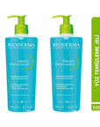Bioderma Sebium Foaming Gel Facial Cleansing Gel for Combination & Oily Skin - 16.91 fl oz, Gentle & Non-Comedogenic - view 2