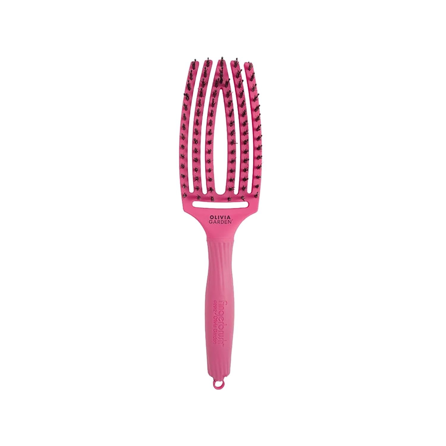 Olivia Garden Finger Brush Combo Pink Hair Brush for Gentle Hair Care and Personal Grooming Olivia Garden Finger Brush Combo Pink Hair Brush Hair Brush, Finger Brush, Personal Grooming, Hair Care, Gentle Hair Brush, Olivia Garden, Hair Styling, Detangling, Hair Maintenance, Women&#39;s Grooming, Bathroom Essentials
