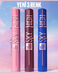 Maybelline New York Lash Sensational Sky High Burgundy Haze Mascara - Long-Lasting Volume & Length - view 4