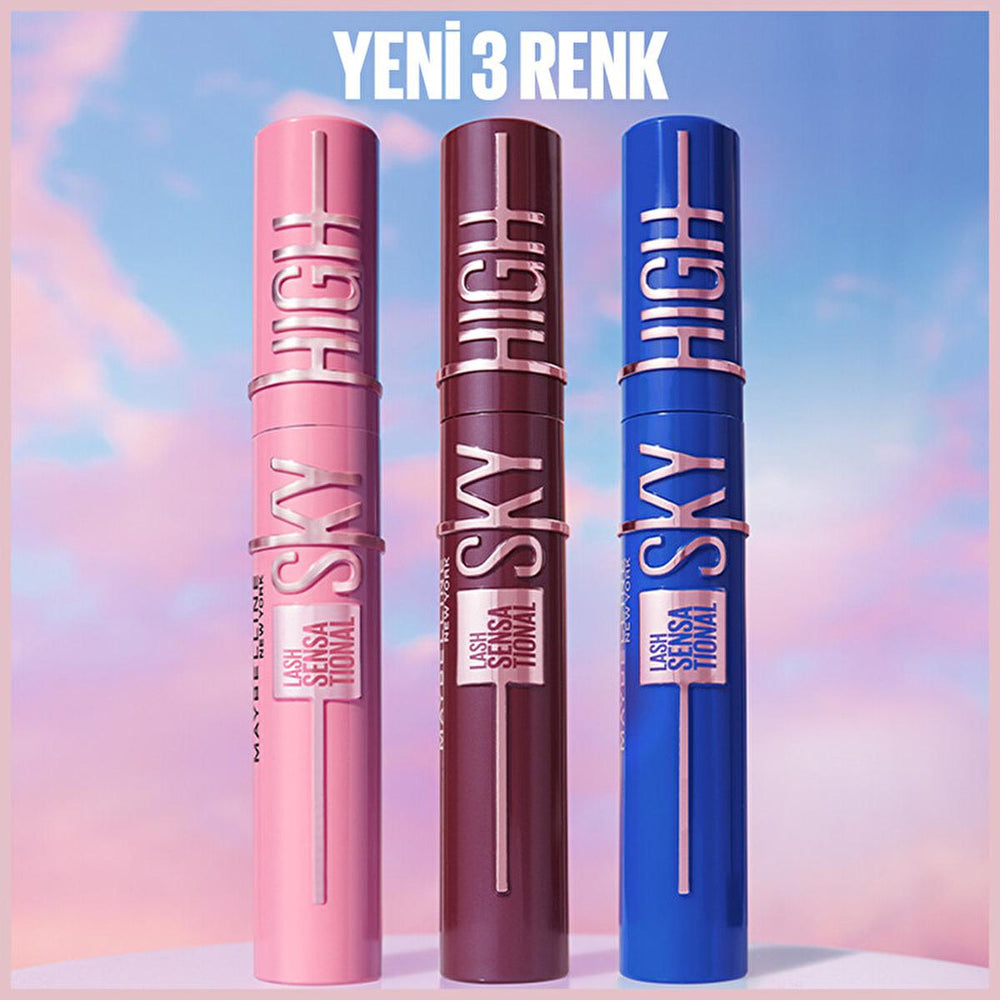Maybelline New York Lash Sensational Sky High Burgundy Haze Mascara - Long-Lasting Volume & Length - view 4